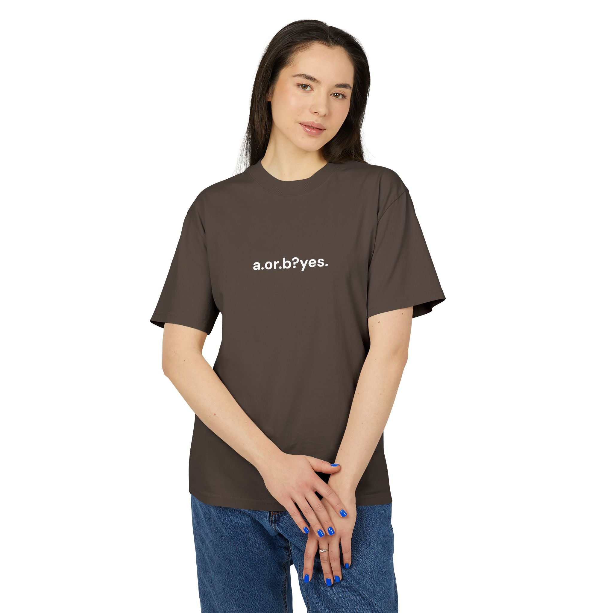 a.or.b?yes. | unisex heavy faded tee