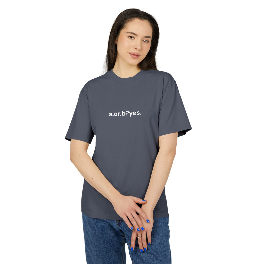 a.or.b?yes. | unisex heavy faded tee