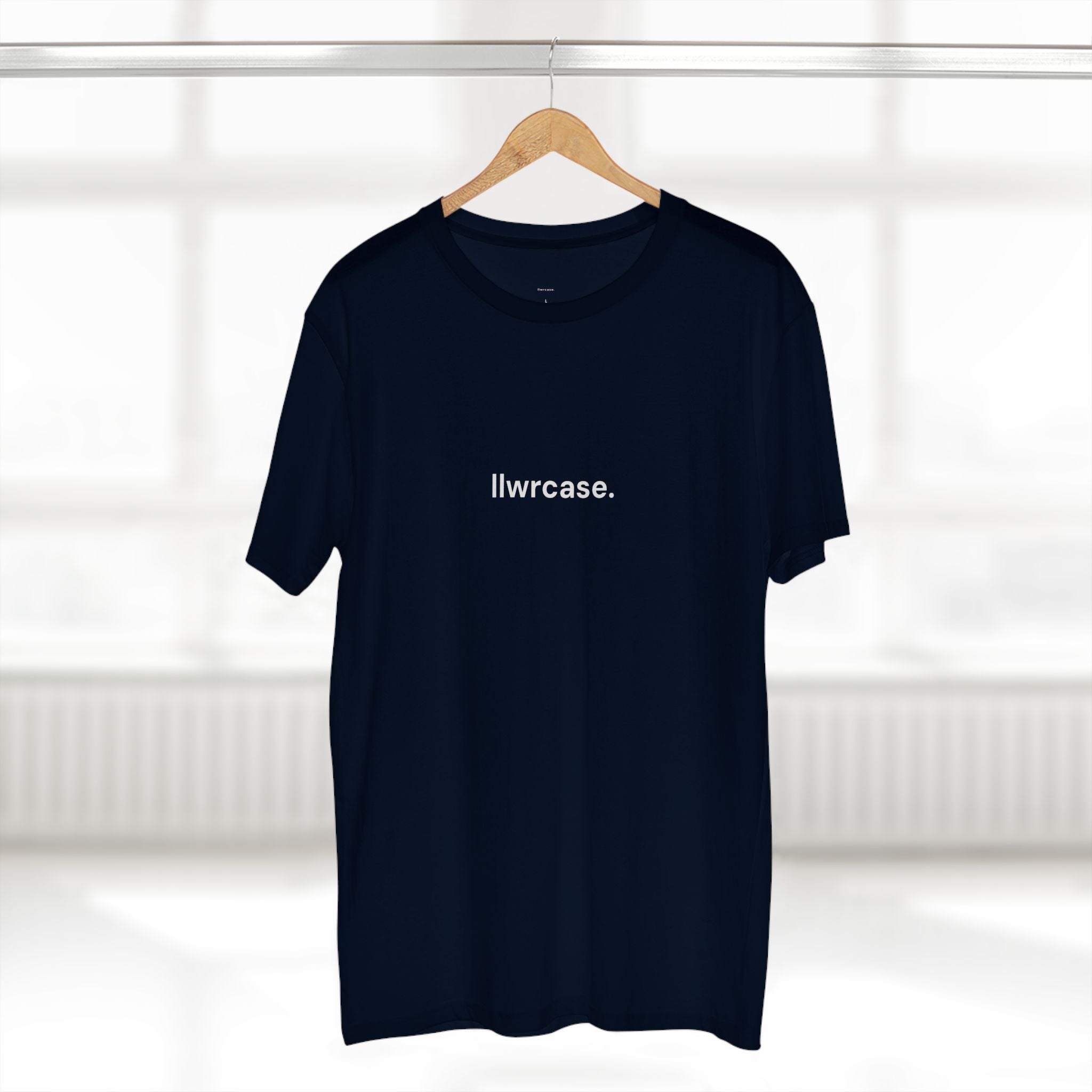 llwrcase. logo | men's organic staple tee