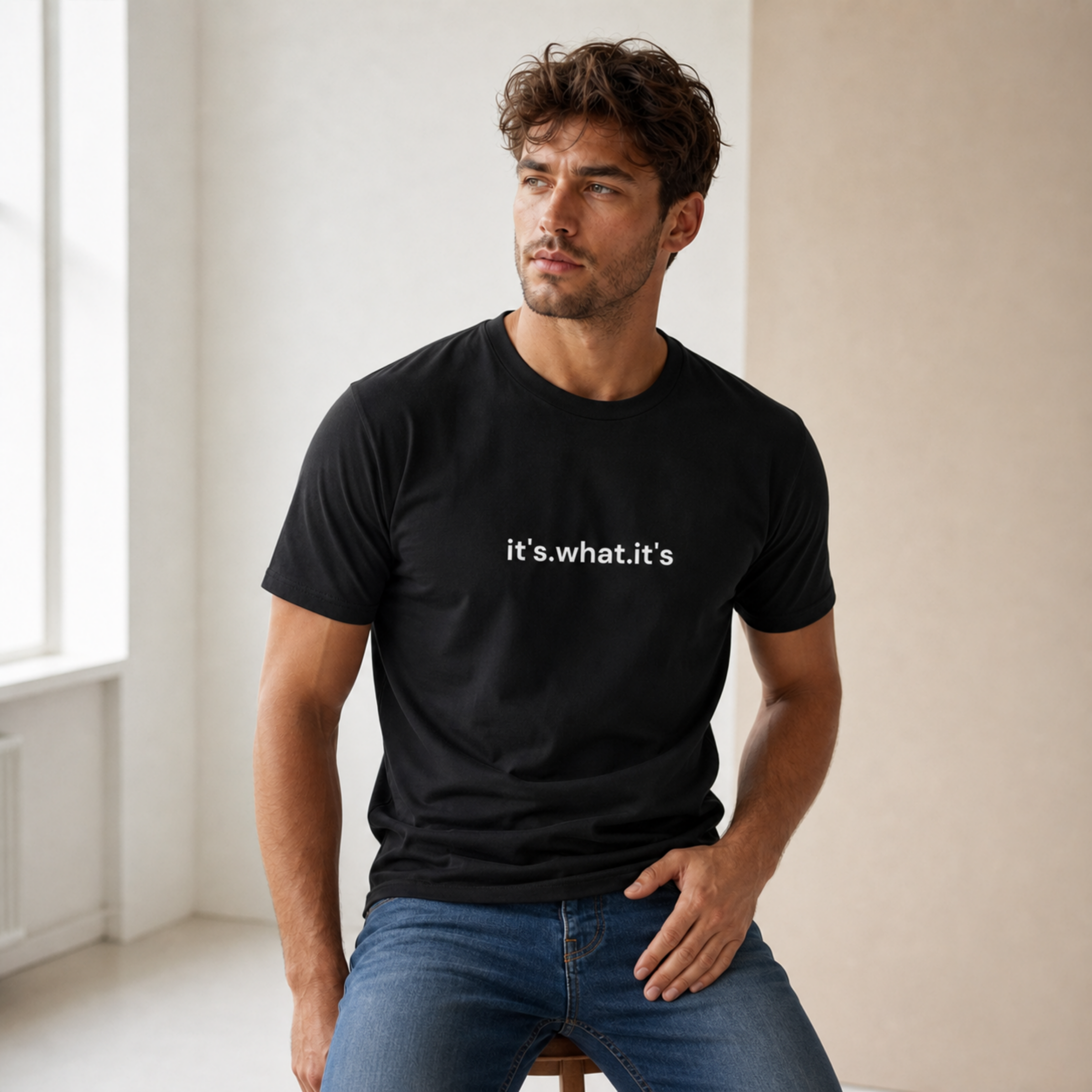 it's.what.it's | men's organic staple tee