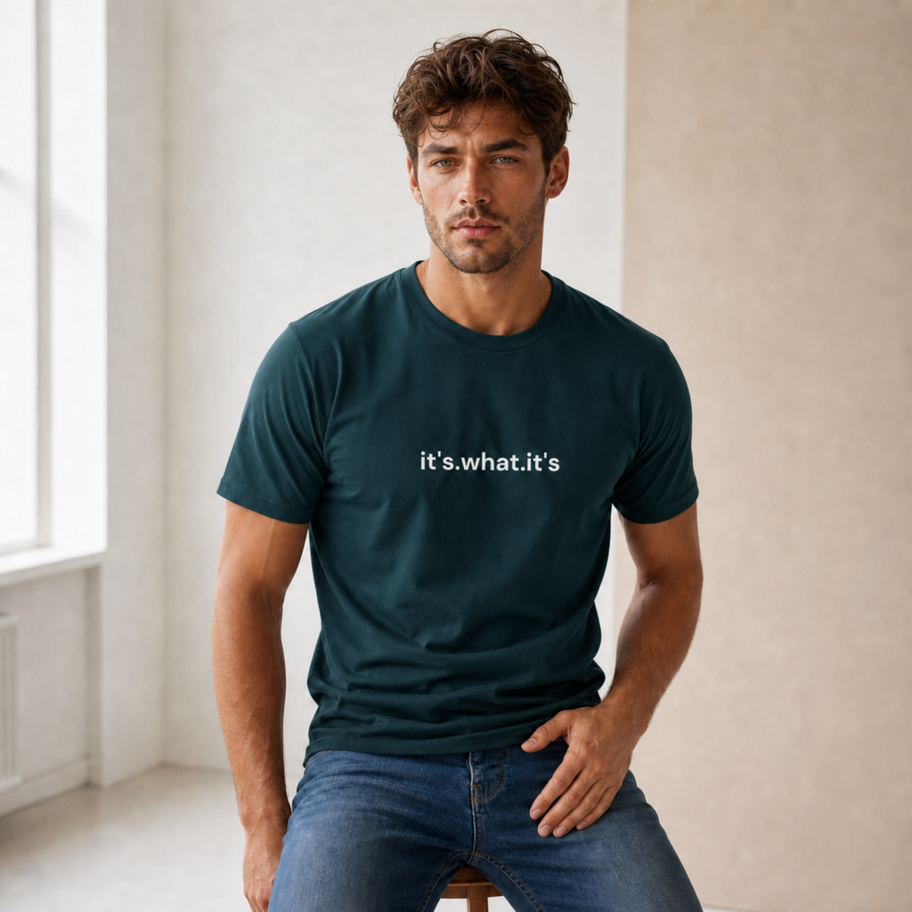 it's.what.it's | men's organic staple tee