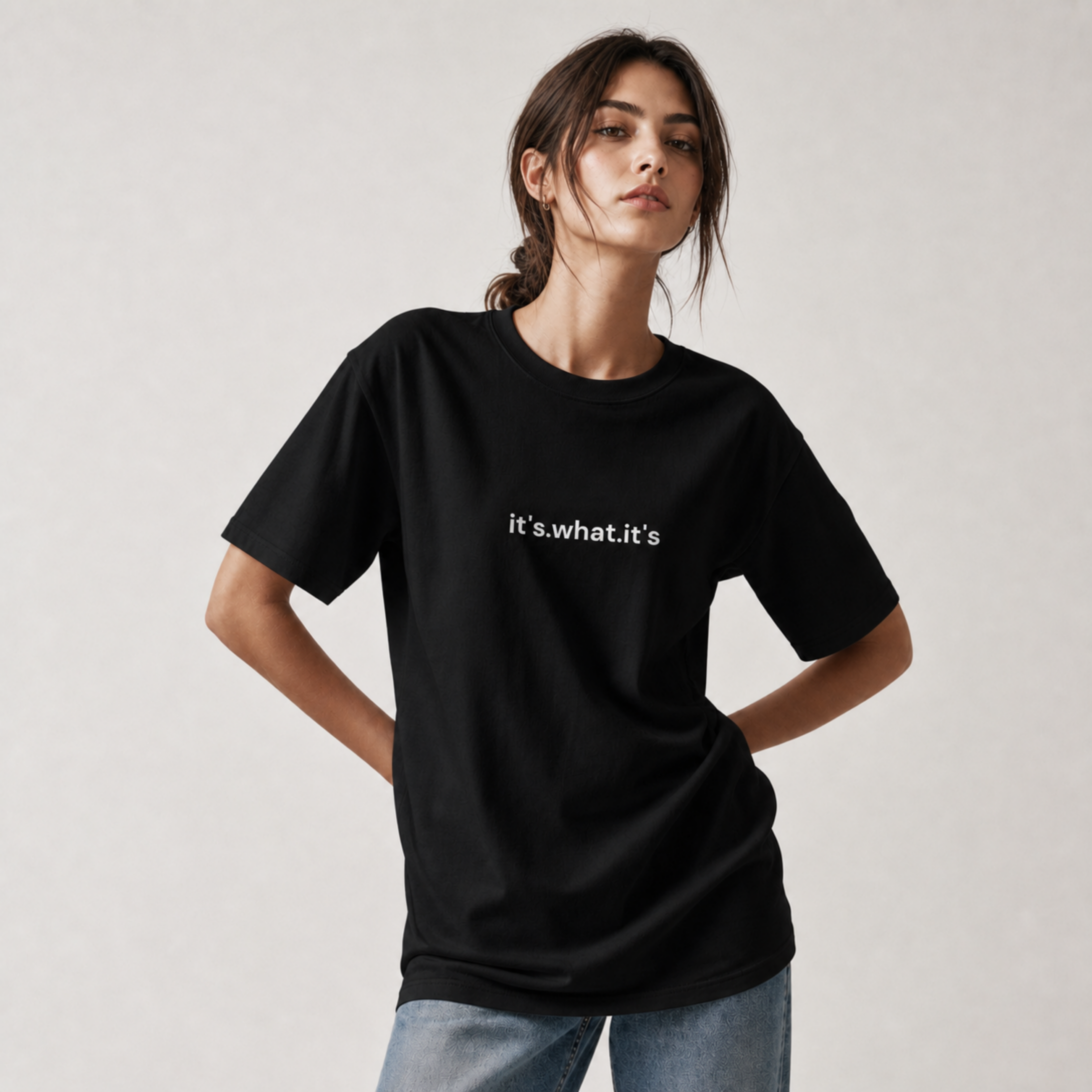 it's.what.it's | women's organic staple tee