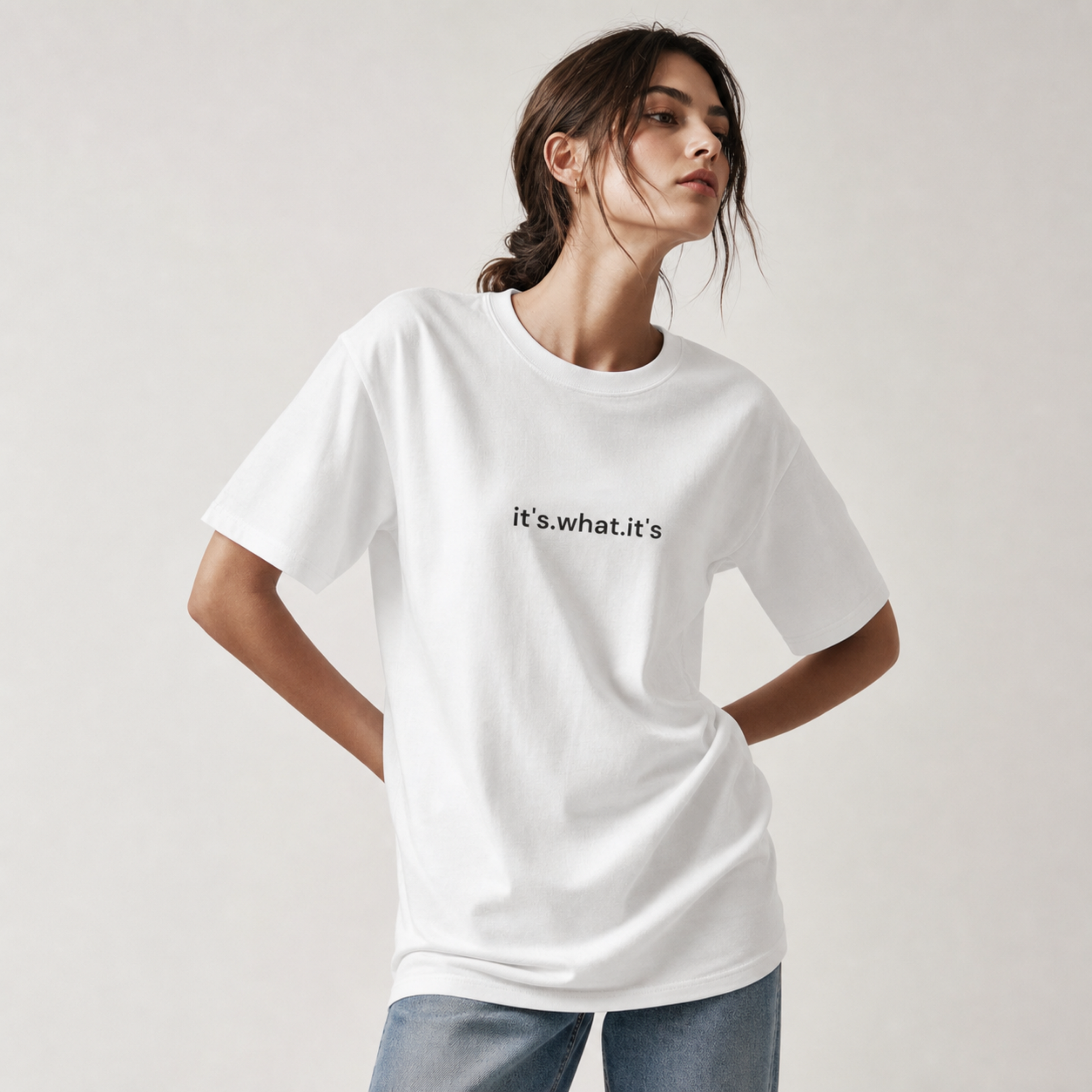 it's.what.it's | women's organic staple tee
