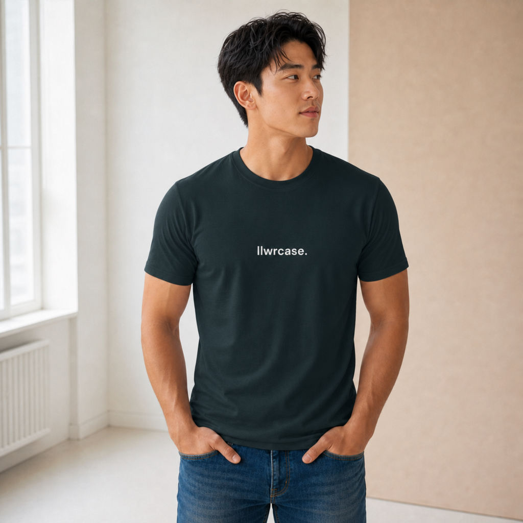 llwrcase. logo | men's organic staple tee