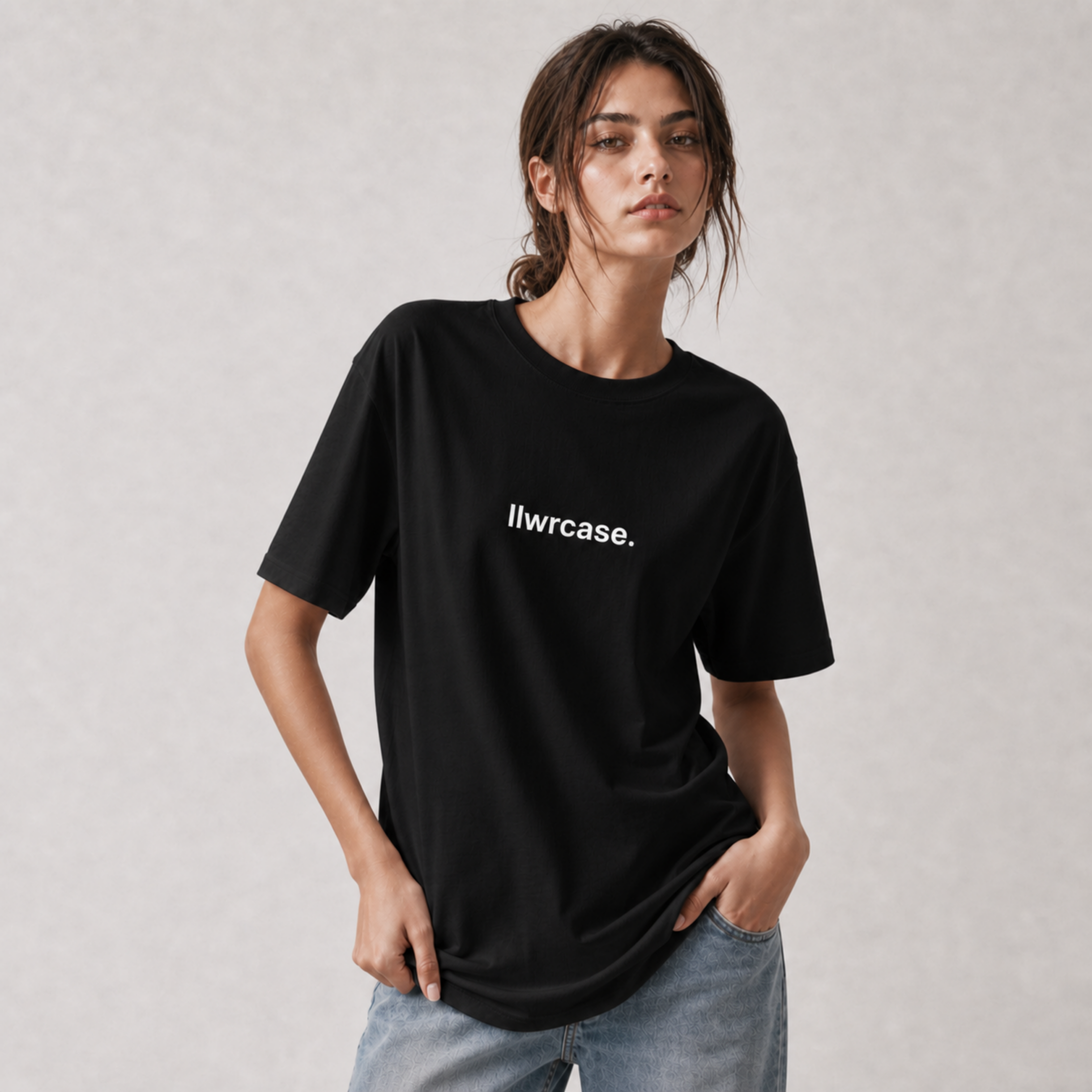 llwrcase. logo | women's organic staple tee