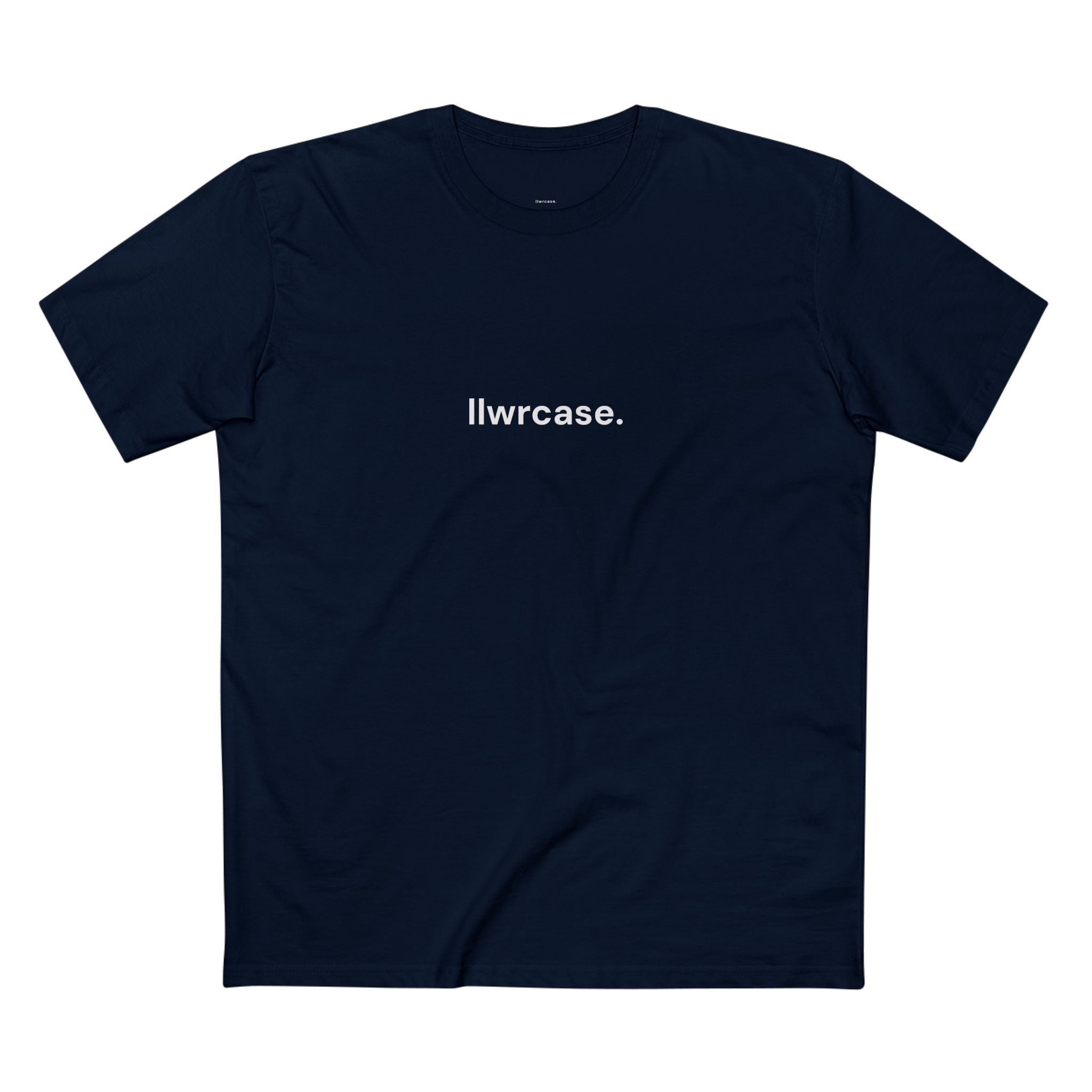 llwrcase. logo | men's organic staple tee