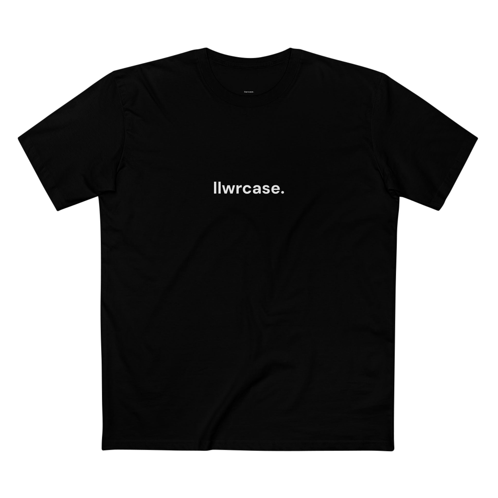 llwrcase. logo | men's organic staple tee