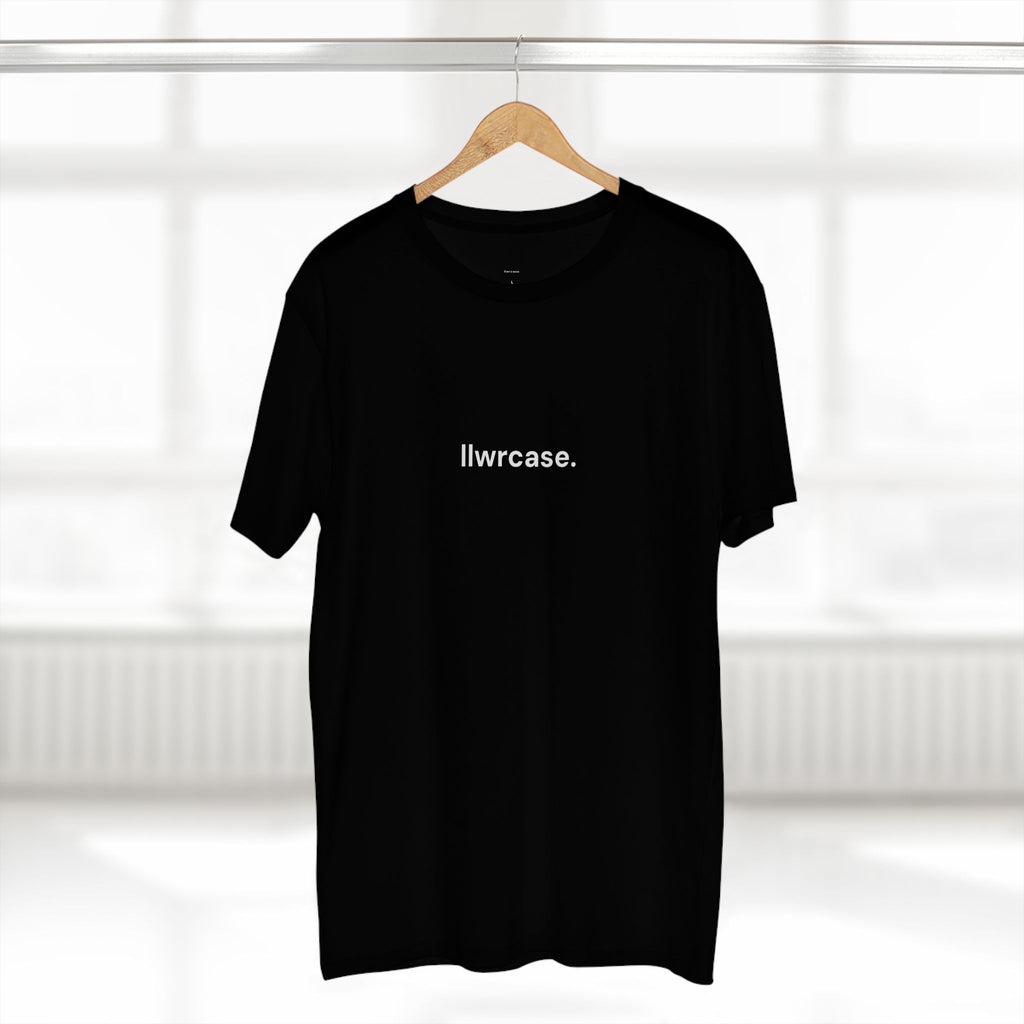 llwrcase. logo | men's organic staple tee