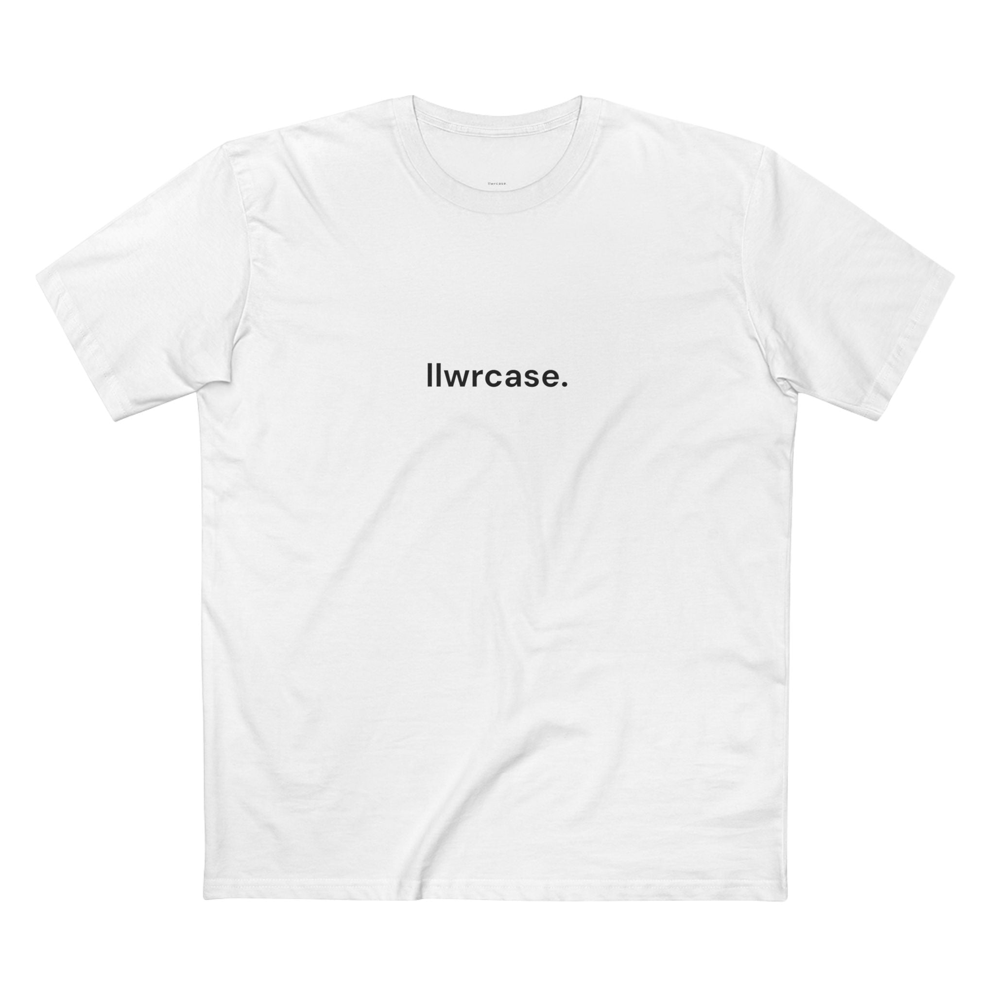 llwrcase. logo | men's organic staple tee