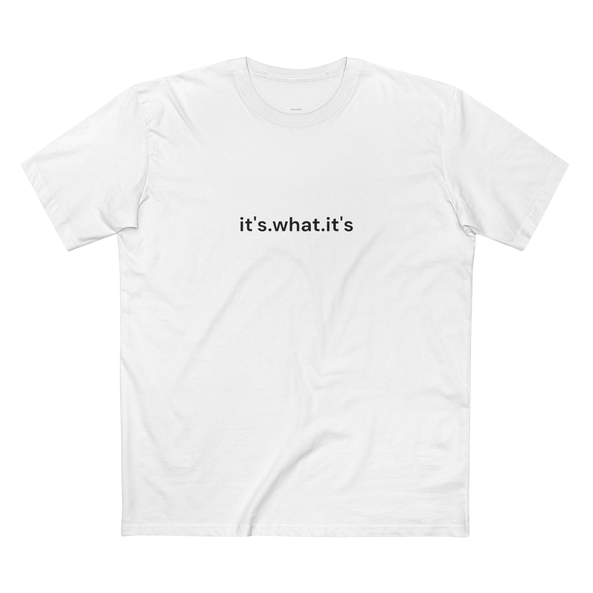 it's.what.it's | men's organic staple tee
