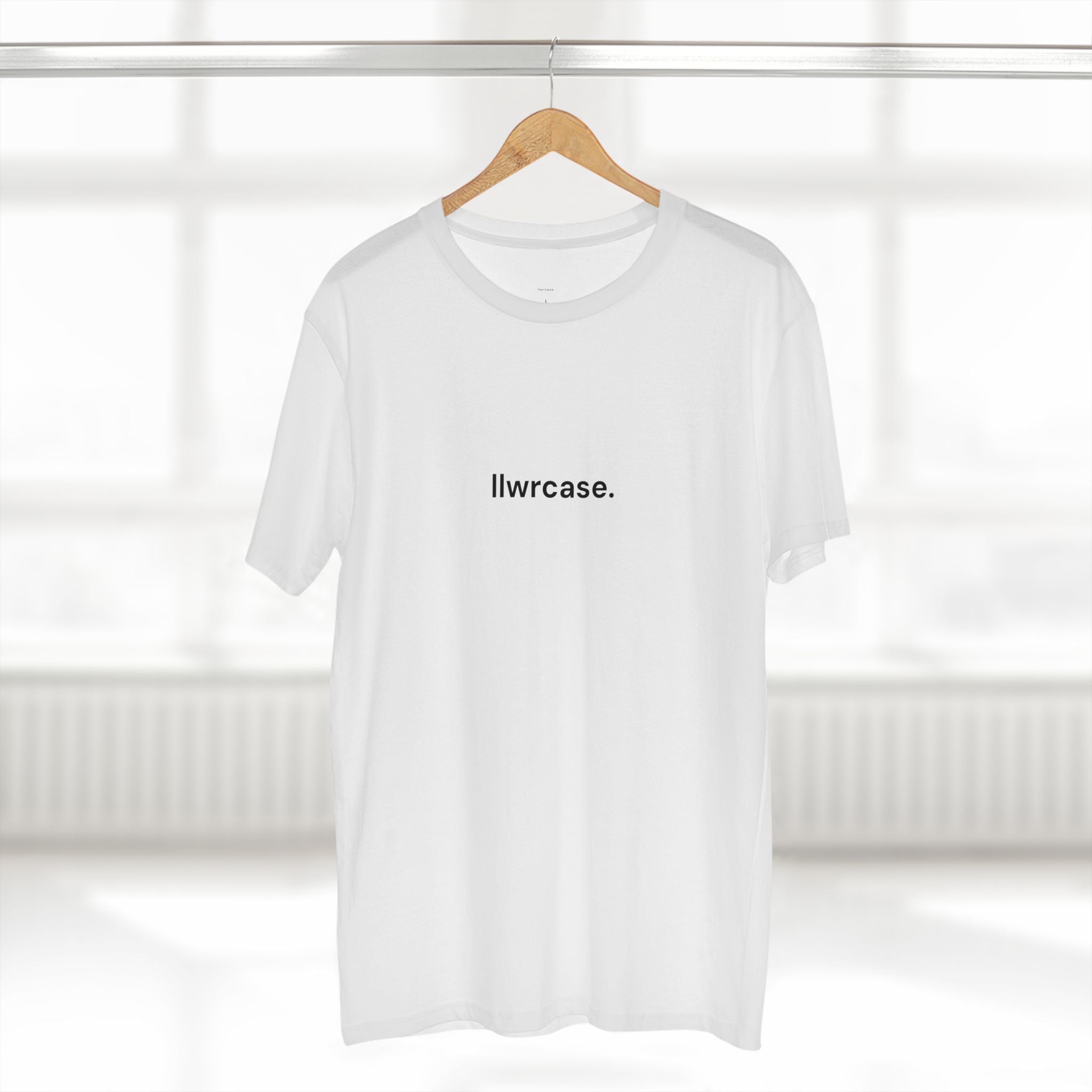 llwrcase. logo | men's organic staple tee